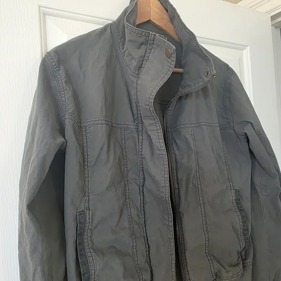 Sonoma Olive Bomber Jacket Cotton Lightweight Small - Picture 2 of 11